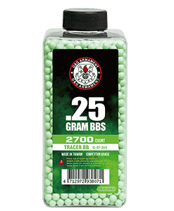 G&G Tracer BB 0.25g Can 2700 Pellets Green-G-07-265