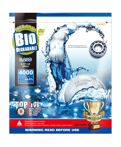 【G-07-126】4000 shots PACK 0.25G BIO-BB (white)
