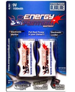 Energy Paintball EPB Double Pack 9V Alkaline