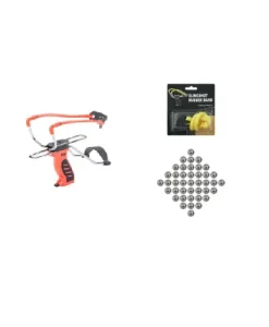MAN KUNG SLINGSHOT ORANGE HANDLE/ORANGE RUBBER-MK-SL06/O COMBO