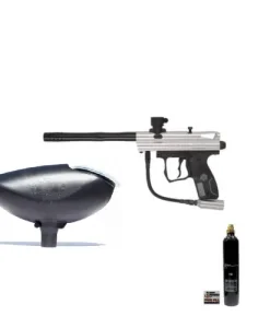 Tippmann spyder victor paintball marker 0.68cal - silver combo