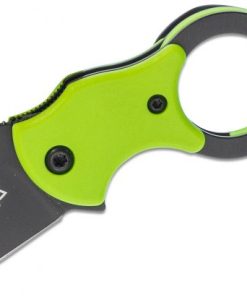 Fox FX-536 GB Mini-TA Folding Karambit Knife Green