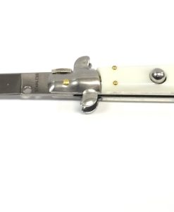 SIDE OPEN SPRING FLICK KNIFE 6053 WHITE