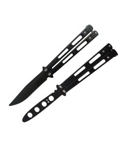FAS6-3 Butterfly Knife Black With Trainer Combo