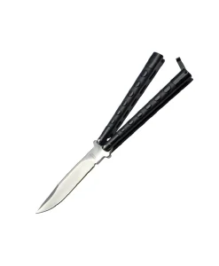 Butterfly Knife Black Handle - 7127P