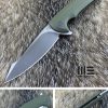 WE 617D Green G10 Handle D2 Blade Satin
