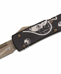 Microtech 121-13DC Ultratech S/E Bronze Skull Death Card Logo OTF
