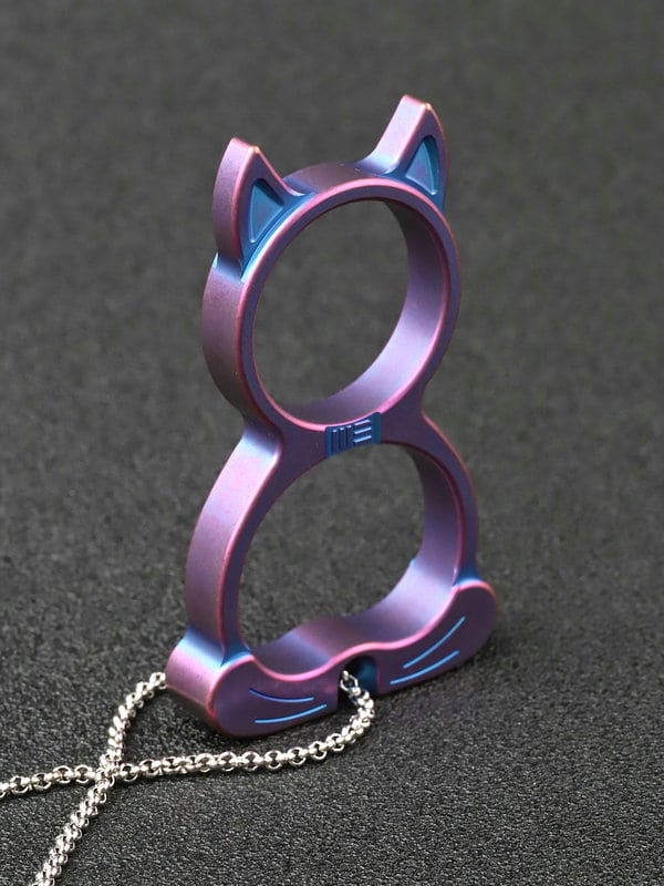 1574653901338231.jpg We A-07B Purple TI Material Collectible Knuckle With S/S Bead Chain