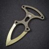 WE 924A Bronze dagger with S/S bead chain