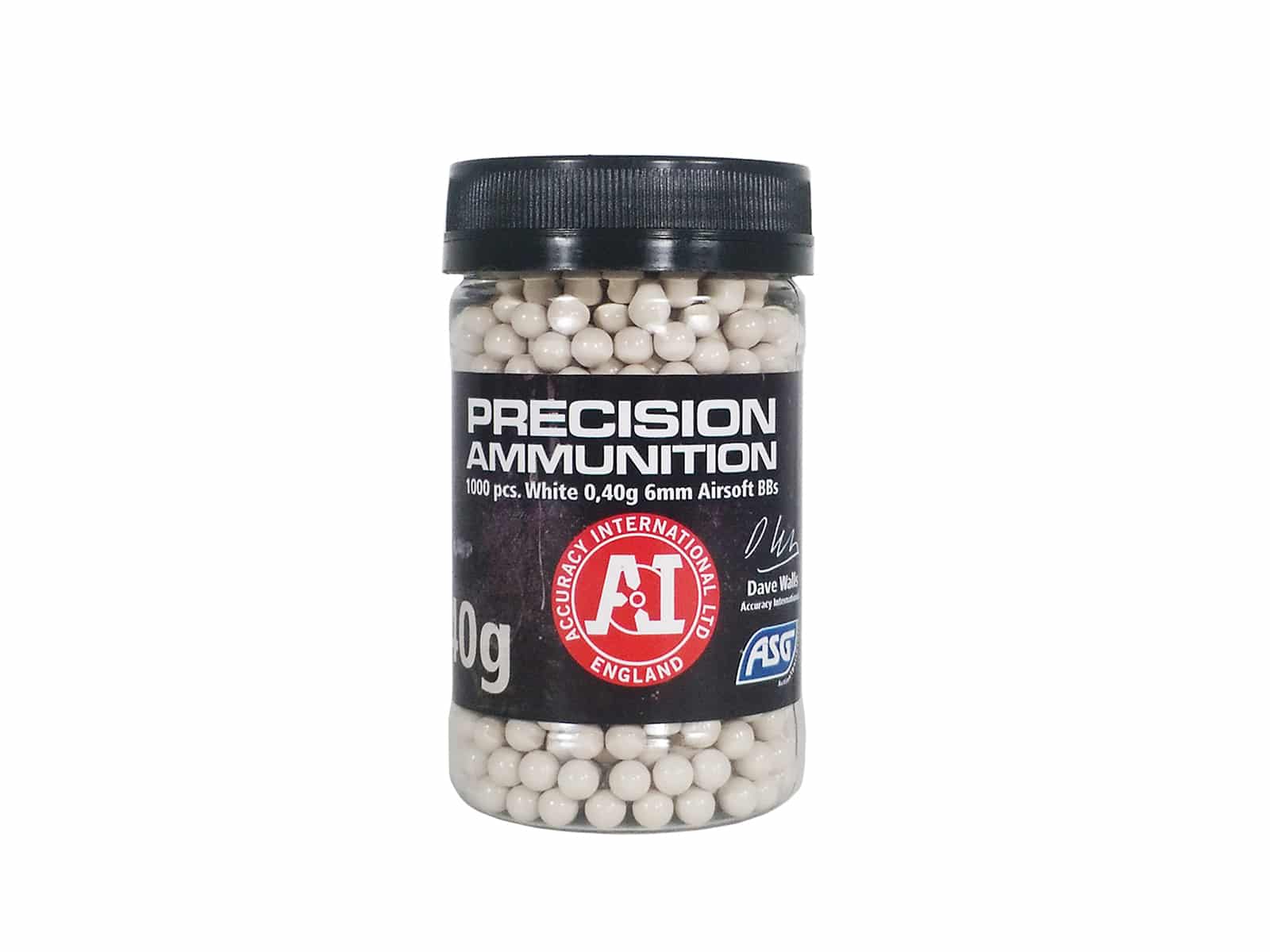 18413-000.jpg ASG 18413 Airsoft BBS .40GRAM 6MM Precision BBS