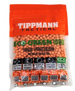 Tippmann 6MM ECO BBs, 0.25G 1000CT Orange - 65552