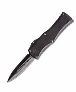 Microtech Hera D/E DLC Blade Black Aluminum Handle - 702-1DLCTSH