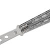 Bear & Son 114TR 5" Butterfly Trainer, Silver Vein