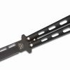 Bear & Son 115B Butterfly Knife Black