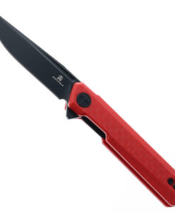 Bestechman Mini Dundee D2 Black PVD G10 Red Knife – BMK03N