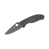 Spyderco Tenacious Plain Black Blade G10 Handles - C122GBBKP
