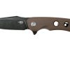 Bestech BG33D-2 Arctic Black Blade Brown Folding Knife
