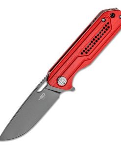 Bestech Circuit D2 Red Milled Contoured G10 Handle - BG35C-2