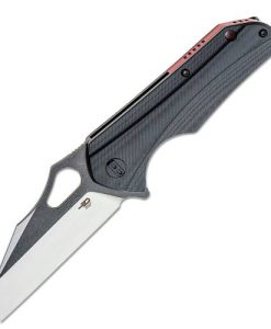 Bestech Operator D2 Milled Black G10 Handle - BG36A