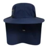 Blue Bush Hat With Neck Cover