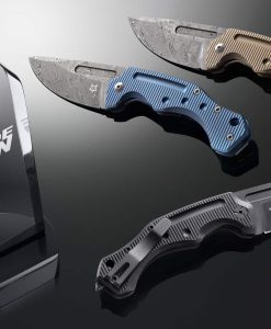 DESERT FOX BORIS MANASHEROV DESIGN FOLDING KNIFE CERAKOTE BLADE 01