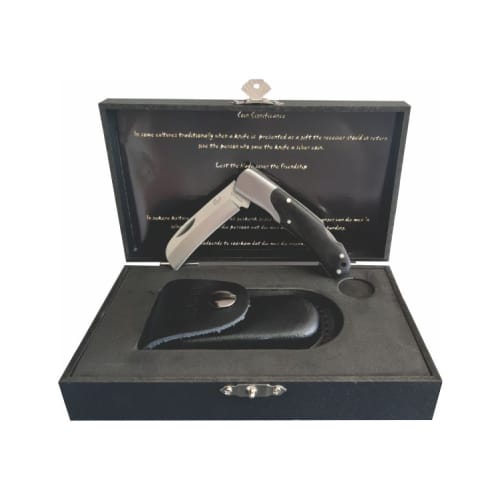 EN1081.jpg Enlan Biltong Pres W Gen.leath Wooden Gift Box - EN1081