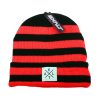 EXALT CROSSROADS BEANIE MAGMA RED BLACK 01