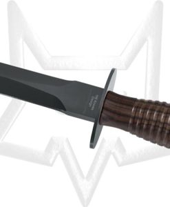 FOX FAIRBAIRN SYKES FIGHTING KNIFE PVD BLADE WALNUT WOOD HANDLE FX 592 W 01