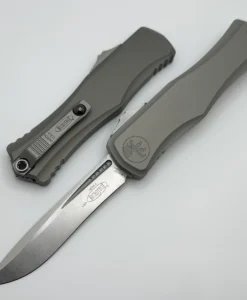 Microtech Hera II Recurve Natural Clear Stonewash Standard - 1705-10NC