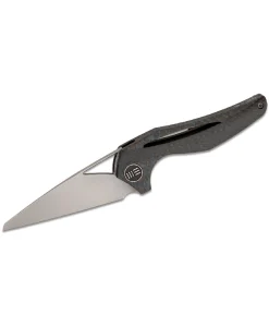 WE KNIFE Flamed TI Vertebral Integral Handle Carbon Fibre Inlay- 918B