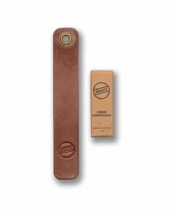 Knafs Leather Honing Strop For Pocket Knives