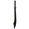 Kung Fu Sword-Black Plastic 34 Inch MA-CP-501