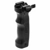 UTG MNT-DG02Q D Grip with Ambi Quick Release Deployable Bipod Black