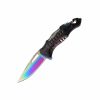 MT-A705G2 705 Version 2 Black Handle With Rainbow Blade