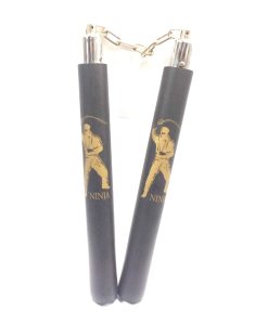 Foam Nunchaku Chain 12inches Practice Black