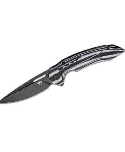 BESTECH BL02D Ornetta Knife – Black and White G10
