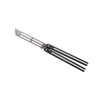 Squid Industries Triton V2 Black Dual Toned Trainer Butterfly Knife Blunt Edge
