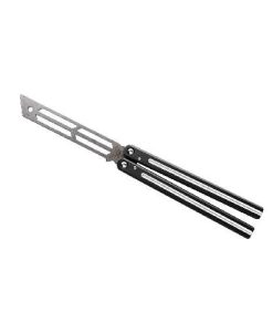 Squid Industries Triton V2 Black Dual Toned Trainer Butterfly Knife Blunt Edge