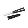 Squid Industries Nautilus Purple Butterfly Knife