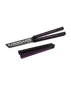 Squid Industries Nautilus Purple Butterfly Knife