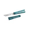 Squid Industries Krake Raken V3 Teal Dual Tone Trainer Butterfly Knife Blunt Edge