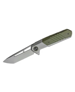 WE Knife Arsenal Titanium Handle Gray/OD Green - WE20073-1