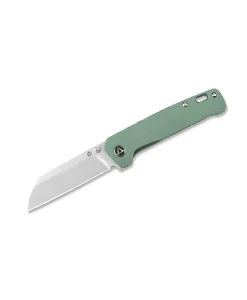 QSP QS130-X Penguin Green Titanium Handle Folding Knife