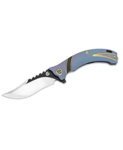 QSP Kylin Folding Knife Blue Handle- QS119-A