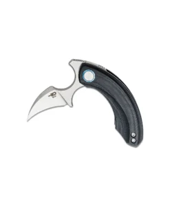BESTECH BG52A-1 Strelit Push Dagger Flipper - Black G10/Two-Tone Satin/Stonewashed