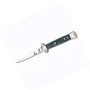 Side Open Spring Knife Black Handle‑6056