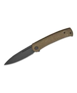 Civivi-caetus green burlap micarta