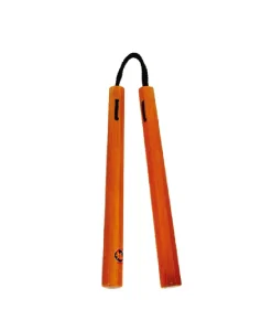 NUNCHAKU BLK OCTAGONAL WOOD CORD 12 - MA-C108