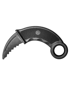 KARAMBIT KNIFE BLACK COLOUR PP MATERIAL SERRATED BLADE - E423-PP