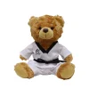 Wacoku Plush Bear 20cm with Taekwondo Uniform - H986-TKD